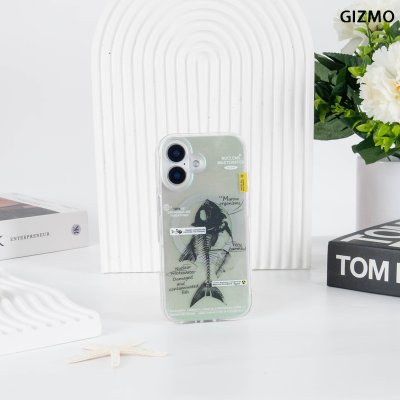 Gizmo WWPC Hologram Case with MagSafe Fishbone เคสโฮโลแกรมลายก้างปลา รองรับ MagSafe iPhone 17