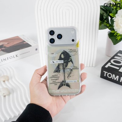 Gizmo WWPC Hologram Case with MagSafe Fishbone เคสโฮโลแกรมลายก้างปลา รองรับ MagSafe iPhone 17