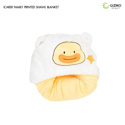 หมอนรองคอ + ผ้าห่ม Icarer Family Printed Shawl Blanket