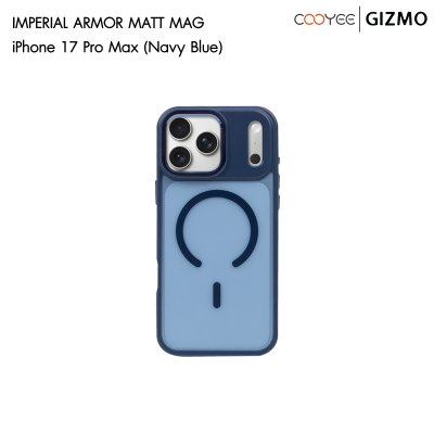 Cooyee Armor-like Magnetic Case เคสใสแมทกันกระแทก iPhone 17