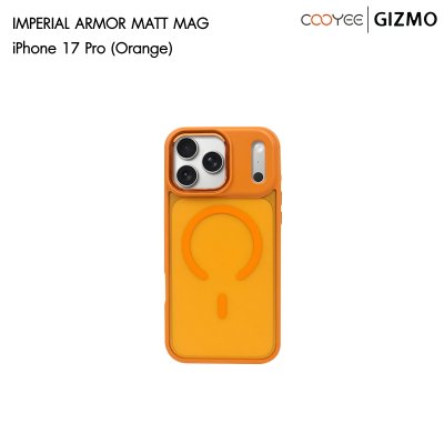 Cooyee Armor-like Magnetic Case เคสใสแมทกันกระแทก iPhone 17
