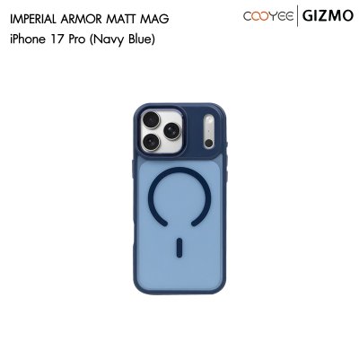 Cooyee Armor-like Magnetic Case เคสใสแมทกันกระแทก iPhone 17