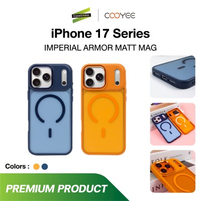 Cooyee Armor-like Magnetic Case เคสใสแมทกันกระแทก iPhone 17