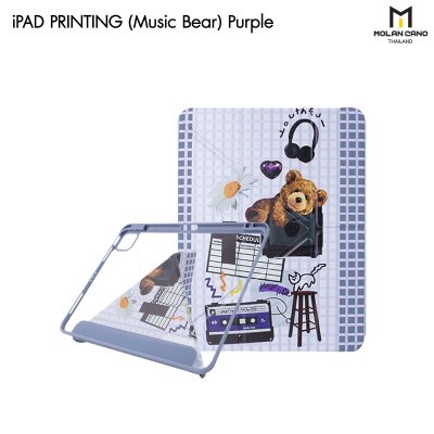 เคส iPad Molan Cano Multistand Back Clear สกีนลายแฟชั่นหลังใส TPU+PC ดีไซน์สดใส