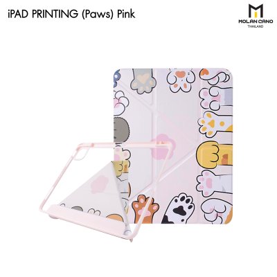 เคส iPad Molan Cano Multistand Back Clear สกีนลายแฟชั่นหลังใส TPU+PC ดีไซน์สดใส
