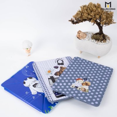 เคส iPad Molan Cano Multistand Back Clear สกีนลายแฟชั่นหลังใส TPU+PC ดีไซน์สดใส
