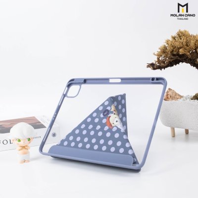 เคส iPad Molan Cano Multistand Back Clear สกีนลายแฟชั่นหลังใส TPU+PC ดีไซน์สดใส