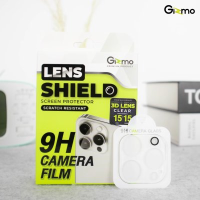 Gizmo Camera Film 3D Lens iPhone 15 กระจกกันรอยเลนส์กล้อง