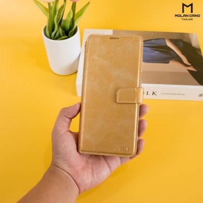 Molan Cano Issue Diary เคสฝาพับหนังพรีเมียม ช่องใส่บัตร 5 ใบ สำหรับ Samsung A37