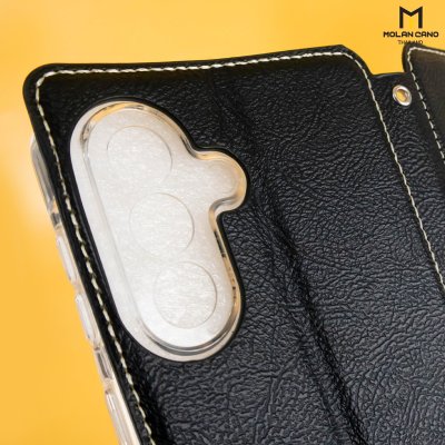 Molan Cano Issue Diary เคสฝาพับหนังพรีเมียม ช่องใส่บัตร 5 ใบ สำหรับ Samsung A37