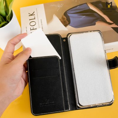 Molan Cano Issue Diary เคสฝาพับหนังพรีเมียม ช่องใส่บัตร 5 ใบ สำหรับ Samsung A37