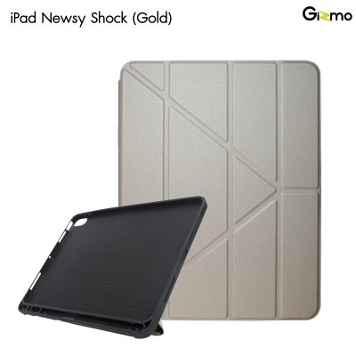 Gizmo case สำหรับไอแพด ตัวเคสเป็นเนื้อผ้า มีที่ใส่ปากกา รุ่น Newsy Shock รองรับ iPad Air4/5 / iPad Pro11