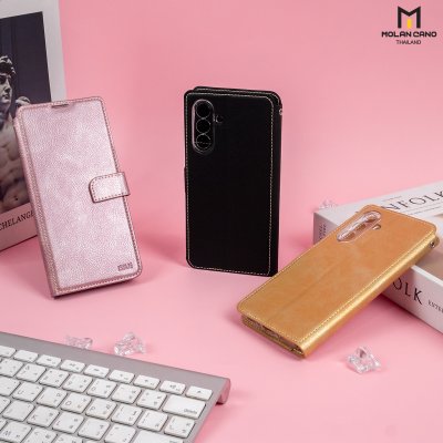 Molan Cano Issue Diary Case เคสฝาพับมีช่องใส่บัตร Samsung A26 สำหรับซัมซุง