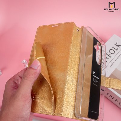 Molan Cano Issue Diary Case เคสฝาพับมีช่องใส่บัตร Samsung A26 สำหรับซัมซุง
