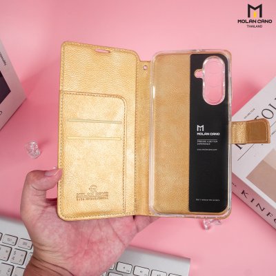 Molan Cano Issue Diary Case เคสฝาพับมีช่องใส่บัตร Samsung A26 สำหรับซัมซุง