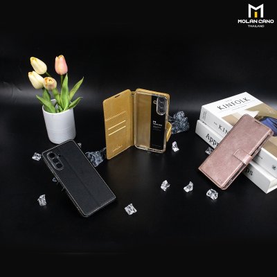 Molan Cano Issue Diary Case เคสฝาพับมีช่องใส่บัตร Samsung A56 สำหรับซัมซุง