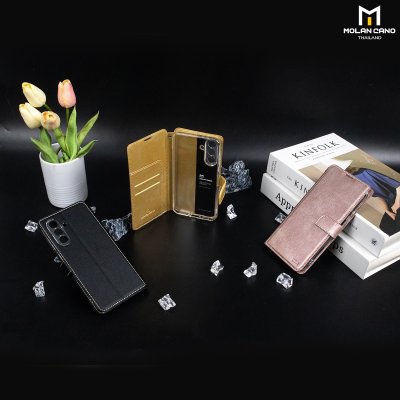 Molan Cano Issue Diary Case เคสฝาพับมีช่องใส่บัตร Samsung A56 สำหรับซัมซุง