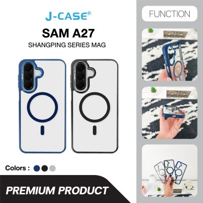 J-CASE MagSafe เคสแม่เหล็ก สำหรับ Samsung Galaxy A27 5G ขอบชุบเงา 6D Plating กันกระแทก