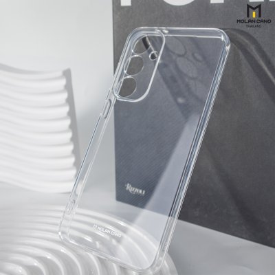 MOLAN CANO Jelly Soft Camera รุ่น Samsung Galaxy S24FE เคสใส แบบนิ่ม กันเลนส์กล้อง