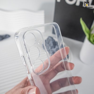 MOLAN CANO Jelly Soft Camera รุ่น Samsung Galaxy S24FE เคสใส แบบนิ่ม กันเลนส์กล้อง