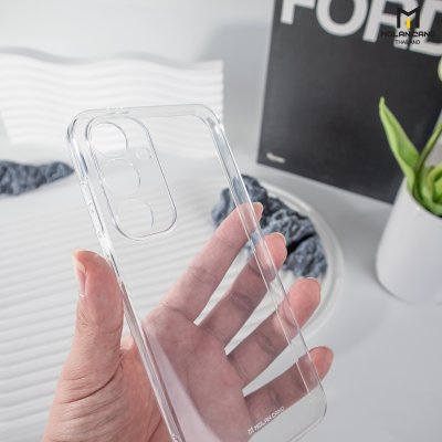 MOLAN CANO Jelly Soft Camera รุ่น Samsung Galaxy S24FE เคสใส แบบนิ่ม กันเลนส์กล้อง