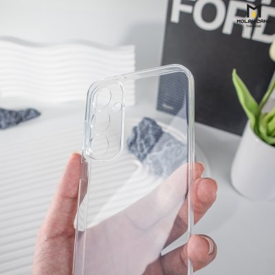 MOLAN CANO Jelly Soft Camera รุ่น Samsung Galaxy S24FE เคสใส แบบนิ่ม กันเลนส์กล้อง