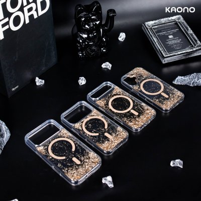 KAONO Moonlight Series MagSafe เคสใสกลิตเตอร์ ปกป้องรอบด้าน iPhone 17