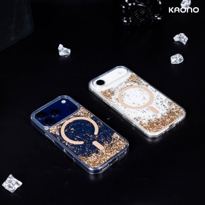 KAONO Moonlight Series MagSafe เคสใสกลิตเตอร์ ปกป้องรอบด้าน iPhone 17
