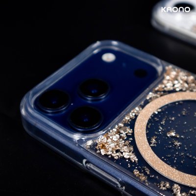 KAONO Moonlight Series MagSafe เคสใสกลิตเตอร์ ปกป้องรอบด้าน iPhone 17