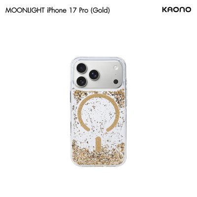KAONO Moonlight Series MagSafe เคสใสกลิตเตอร์ ปกป้องรอบด้าน iPhone 17