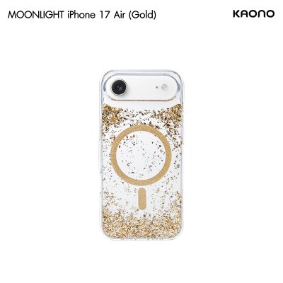 KAONO Moonlight Series MagSafe เคสใสกลิตเตอร์ ปกป้องรอบด้าน iPhone 17