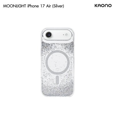KAONO Moonlight Series MagSafe เคสใสกลิตเตอร์ ปกป้องรอบด้าน iPhone 17