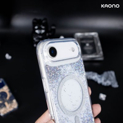 KAONO Moonlight Series MagSafe เคสใสกลิตเตอร์ ปกป้องรอบด้าน iPhone 17