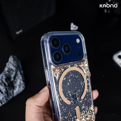 KAONO Moonlight Series MagSafe เคสใสกลิตเตอร์ ปกป้องรอบด้าน iPhone 17