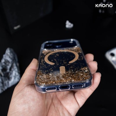 KAONO Moonlight Series MagSafe เคสใสกลิตเตอร์ ปกป้องรอบด้าน iPhone 17