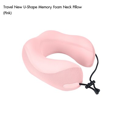 KA-O Travel New U-Shape Memory Foam Neck Pillow หมอนรองคอเมมโมรี่โฟมทรงสูง ดีไซน์ 3D กระชับต้นคอ