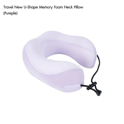 KA-O Travel New U-Shape Memory Foam Neck Pillow หมอนรองคอเมมโมรี่โฟมทรงสูง ดีไซน์ 3D กระชับต้นคอ