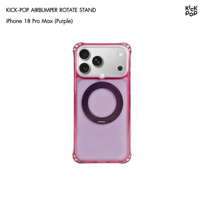 Kickpop Sparkle Airbumper Stand MagSafe Phone Case iPhone 17/18 Series เคสกันกระแทก พร้อมขาตั้งพับได้ รองรับ Magsafe