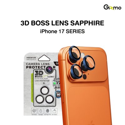 Gizmo Sapphire Aluminium Lens Protector iPhone17 ความแข็งแกร่งระดับ 9H
