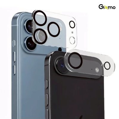 Gizmo HD Lens Shield Black กระจกกันเลนส์เต็มแผ่นขอบดำ iPhone 17