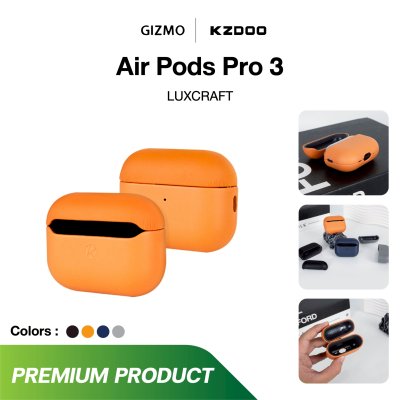 KZDOO LuxCraft เคสหนังพรีเมียม สำหรับ AirPods Pro 3 (Luxury Leather Case)