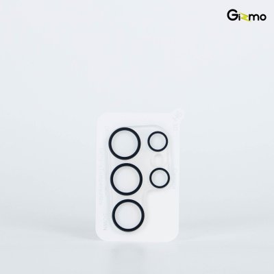 Gizmo Camera Film 3D Lens Samsung S24,S24plus, S24ultra กระจกกันรอยเลนส์กล้องแบบใส-ขอบดำ GL-002