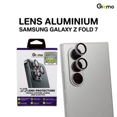 Gizmo ฟิล์มเลนส์ 3D for Samsung Galaxy Z Fold 7 รุ่น Aluminum ring Protector ปกป้องมากถึง3เท่า