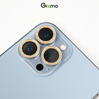 Gizmo ฟิล์มกระจกเลนส์กล้อง ใสขอบเพชร ไอโฟน13 คุณภาพสูง 9H ถ่ายรูปและวิดีโอคมชัด