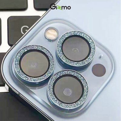 Gizmo ฟิล์มกระจกเลนส์กล้อง ใสขอบเพชร ไอโฟน13 คุณภาพสูง 9H ถ่ายรูปและวิดีโอคมชัด