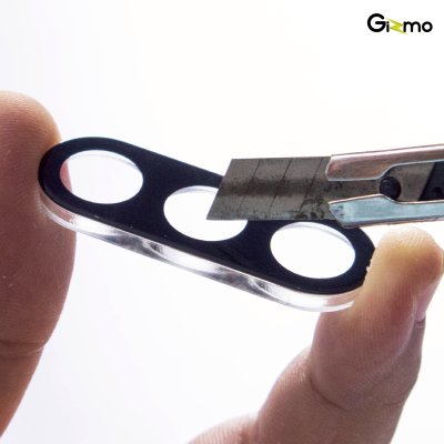 Gizmo Lens Shield Black กระจกกันเลนส์กล้อง แบบเต็มแผ่นขอบดำ สำหรับ Samsung Galaxy Z Fold7