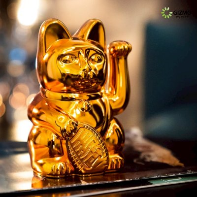 Lucky Cat Cosmic Shiny แมวกวักนำโชค เรียกทรัพย์ โชคลาภ มั่งคั่ง ขนาด 15 เซนติเมตร
