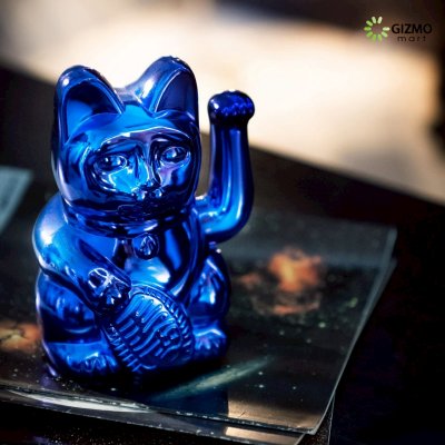 Lucky Cat Cosmic Shiny แมวกวักนำโชค เรียกทรัพย์ โชคลาภ มั่งคั่ง ขนาด 15 เซนติเมตร