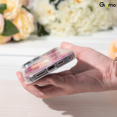 Gizmo Defense Lux Flower case เคสชาร์จได้ลายดอกไม้  สีฟ้า/แดง/ขาว รองรับไอโฟน 15/15pro/15pro max