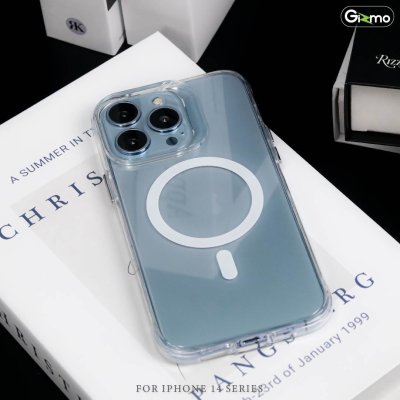 Gizmo เคสไอโฟน14 เคสใสโชว์เครื่องสวย กันกระแทก มีแผ่น magsafe รุ่น Defense